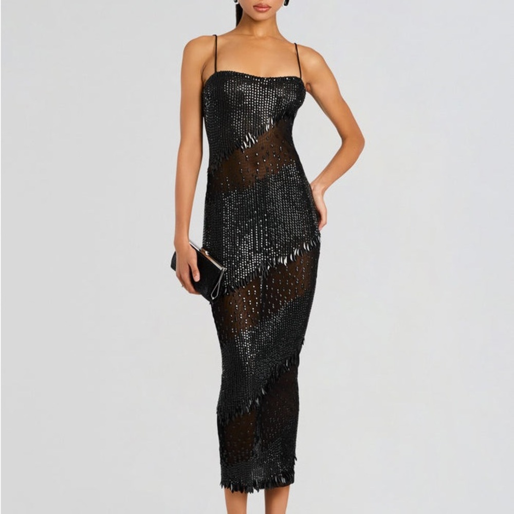 Retrofete Black Maxi Dress
